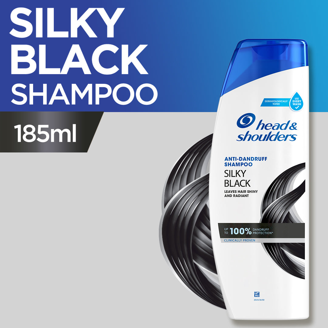 Head & Shoulders silky black Shampoo, 185ml