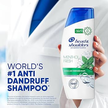 Head & Shoulders Refreshing Menthol Anti Dandruff Shampoo 360Ml