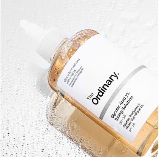 The Ordinary Cloud.Sales Cosmetics Original 100% Toning Solution | 240ml | Glycolic Acid Exfoliating Tonic