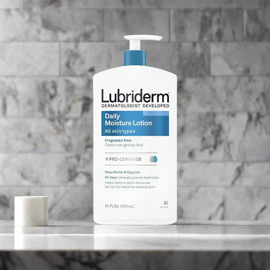 Lubriderm Daily Moisture Lotion Normal To Dry Skin Fragrance Free 709Ml