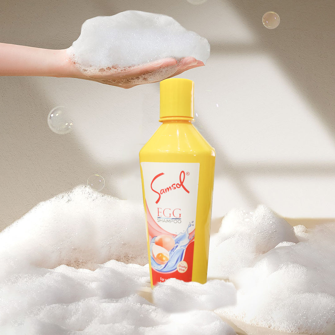 Samsol Egg Shampoo- From Taming Frizz to Keeping Hair Hydrated! 400ML