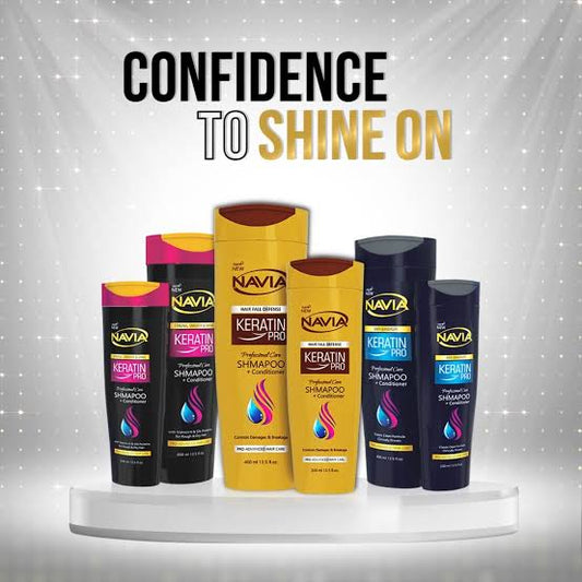 Navia Keratin Pro Shampoo+Conditioner (Strong&Smooth) 400ml