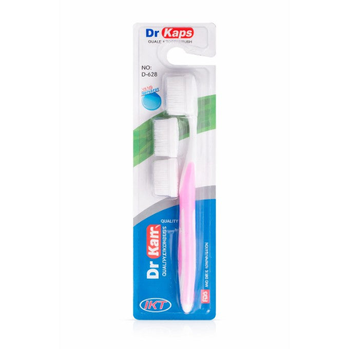 Dr Kaps Quality selicone Toothbrush 2 extra reflacement head