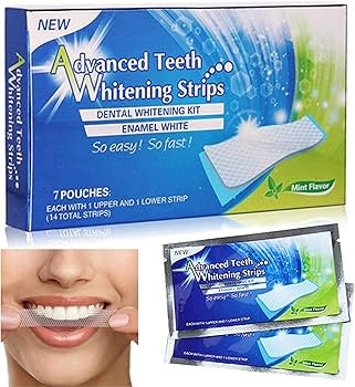 Rako Advanced Teeth Whitening Strips Teeth Oral Hygiene Care Dental