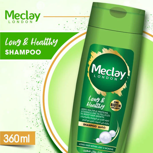 MECLAY LONDON LONG & HEALTHY SHAMPOO 360ML