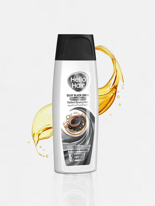 Hello hair silky black shine shampoo 180 ml
