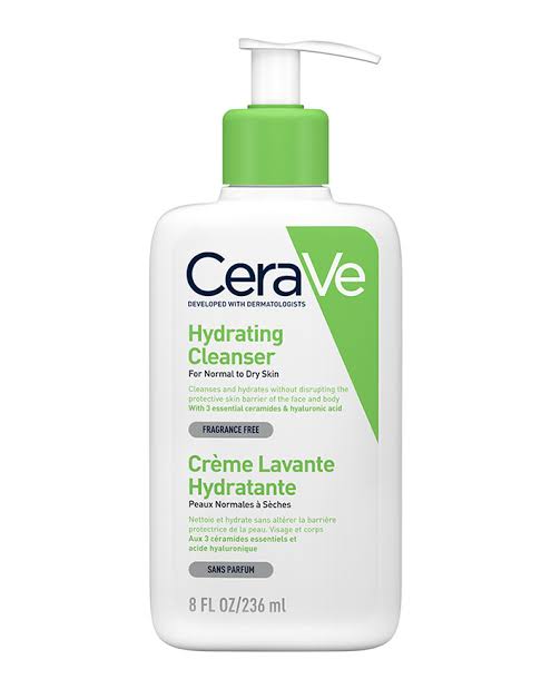 CeraVe Hydrating Cleanser for Dry Skin
FOR NORMAL TO DRY SKIN 236ml