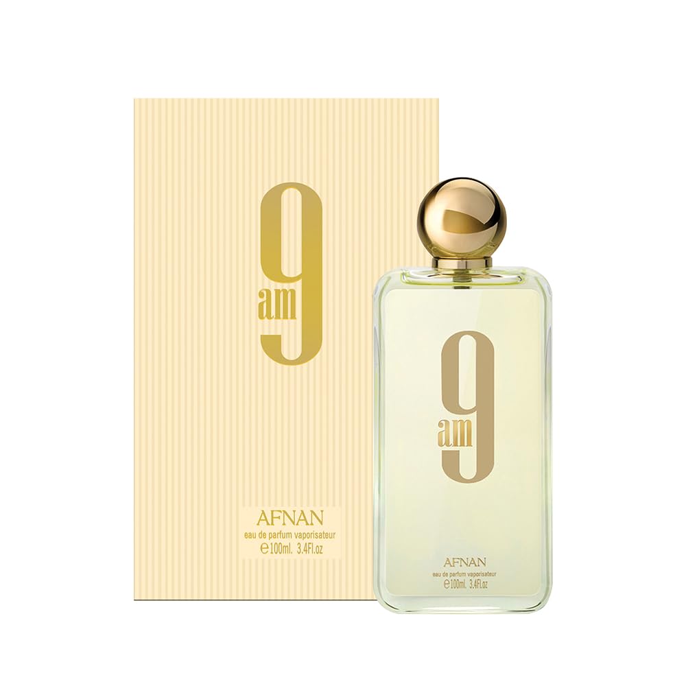 AFNAN 9AM Unisex Eau De Parfum, 3.4 Fl. Oz 1OOML