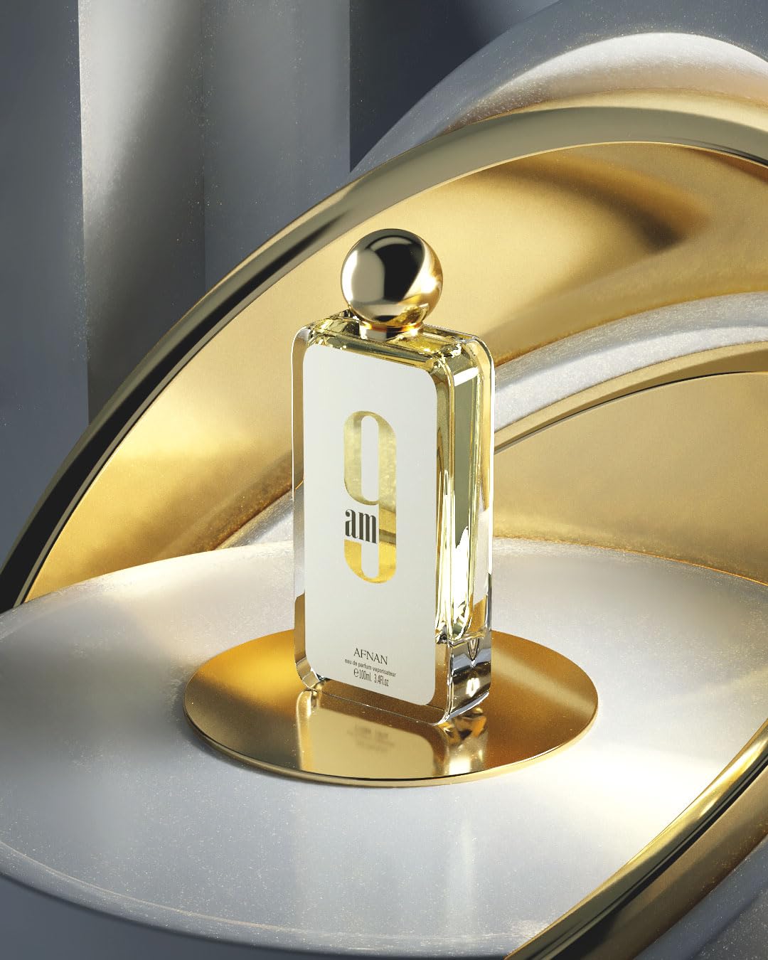 AFNAN 9AM Unisex Eau De Parfum, 3.4 Fl. Oz 1OOML