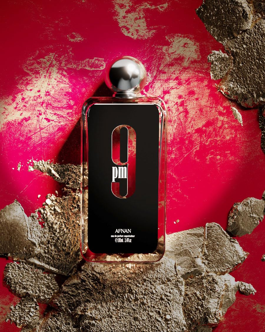 AFNAN 9PM For Men Eau De Parfum, 3.4 Fl. Oz 100ml