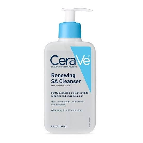 CeraVe Renewing SA Cleanser: Smooth Skin, Hydrating Exfoliation 236ml