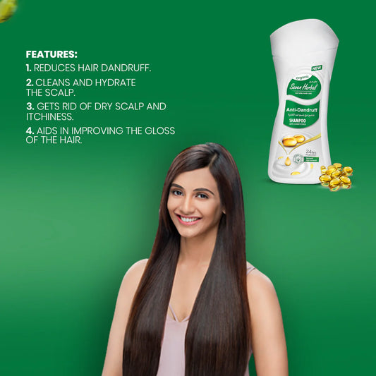 Seven Herbal Anti-Dandruff Shampoo with Conditioner (210ml)