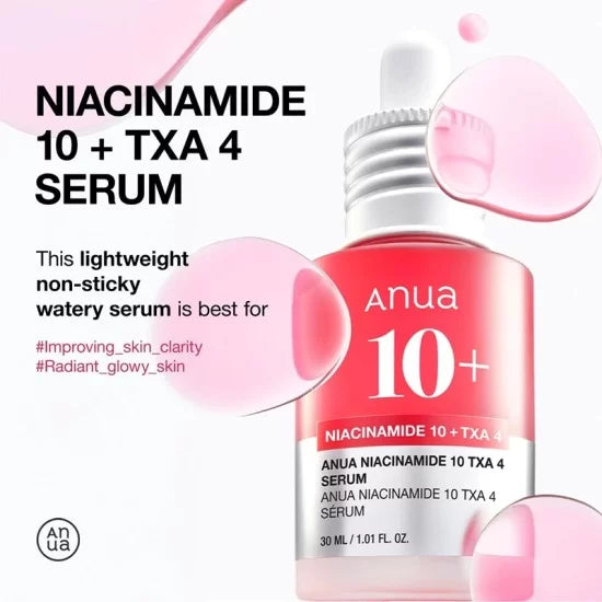 ANUA Niacinamide 10% + TXA 4% Dark Spot & Brightening Serum 30 ml