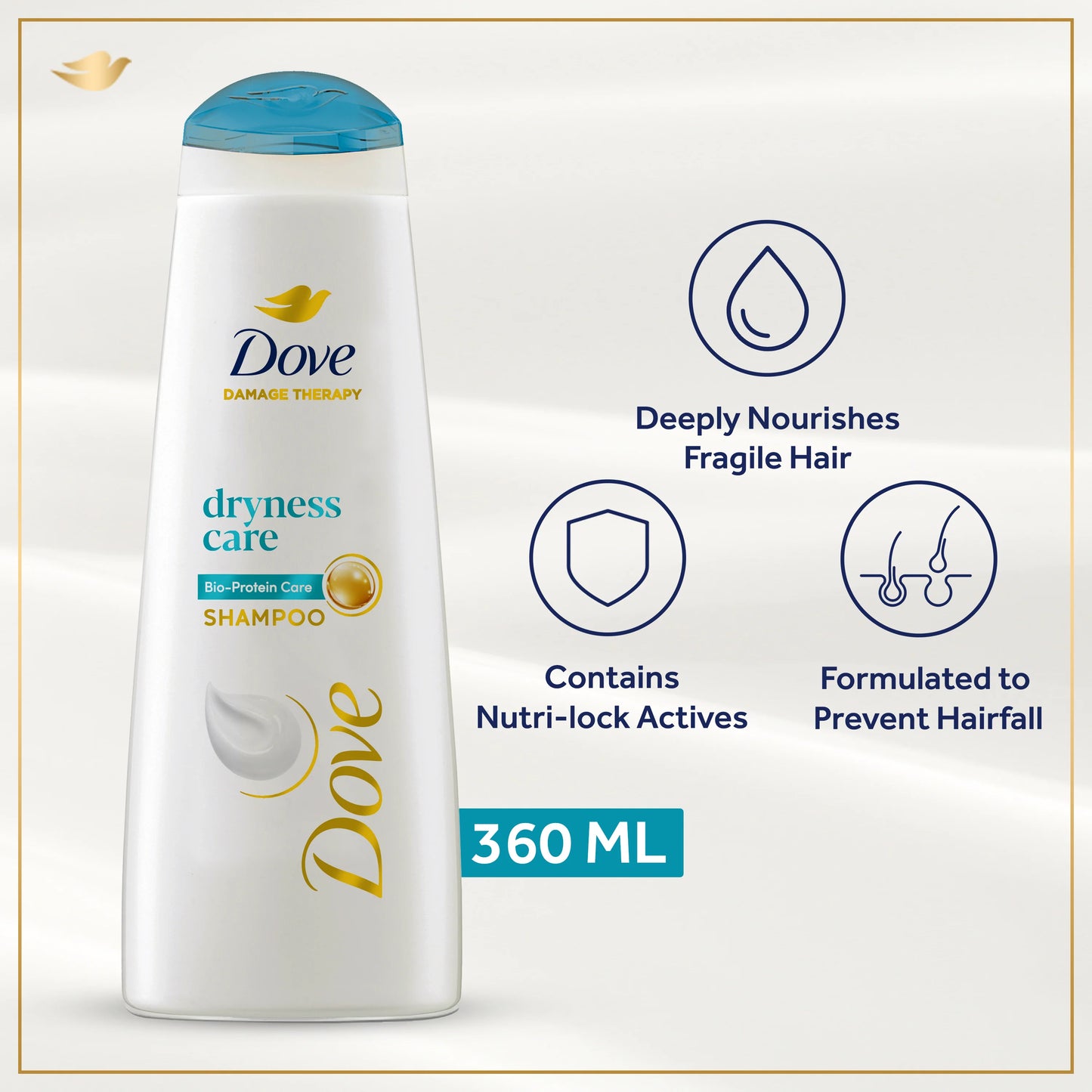 Dove Shampoo Hair Fall Rescue 360ml