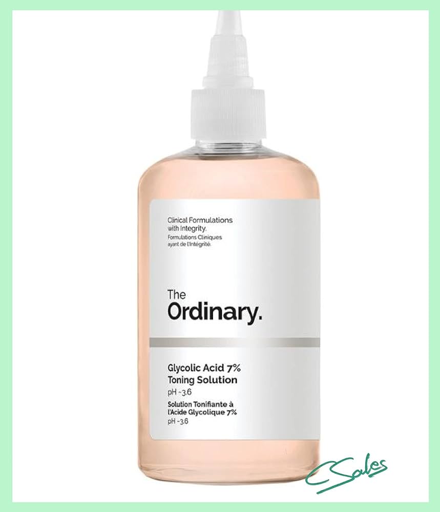 The Ordinary Cloud.Sales Cosmetics Original 100% Toning Solution | 240ml | Glycolic Acid Exfoliating Tonic
