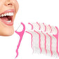 30Pcs Dental Floss Sticks & Tooth Picks Teeth Plaque Remover Interdental 2 in 1