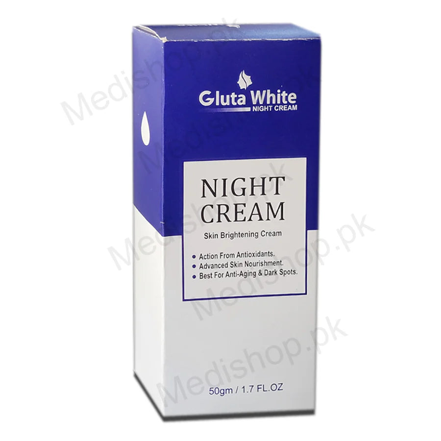 GLUTA WHITE NIGHT CREAM 50 gm